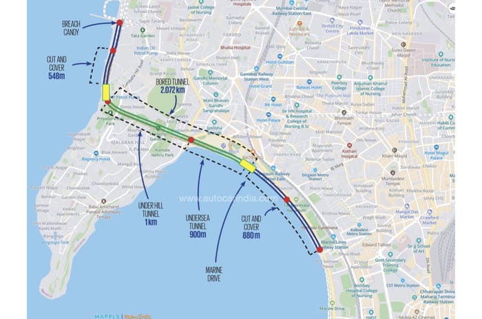 Driving through the Mumbai Coastal Road in a Lamborghini Huracan 